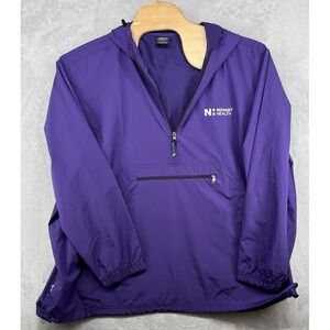 Charles‎ River Novant Health Purple 1/4 Zip Windbreaker Men's Size 3XL